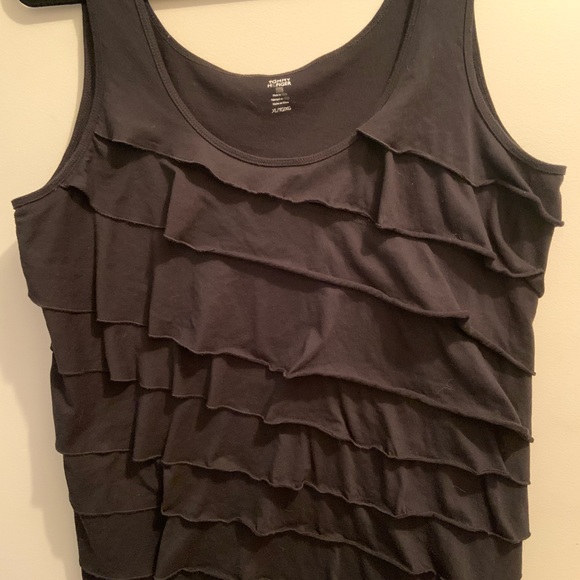 Tommy Hilfiger XL tiered ruffle tank - Picture 1 of 3
